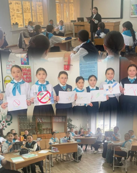 Ұлытау облысы білім басқармасына қарасты Жаңаарқа ауданы, “Атасу жалпы білім беретін мектебі” КММ. Сынып сағатыының тақырыбы: “Сыбайлас жемқорлық- қоғам дерті”. Мақсаты: Оқушыларды құқықтарын қорғай білуге үйрету; сыбайлас жемқорлық туралы білімдерін артт