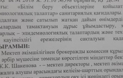 Брокераж комиссия бұйрығы.2024-25 оқу жылындағы.