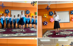 Республикалық бірыңғай «Жас Ұлан» балалар мен жасөспірімдер ұйымы қатарына қабылданып, ант қабылдады. #жаңаарқажалпыбілімберетінмектебі